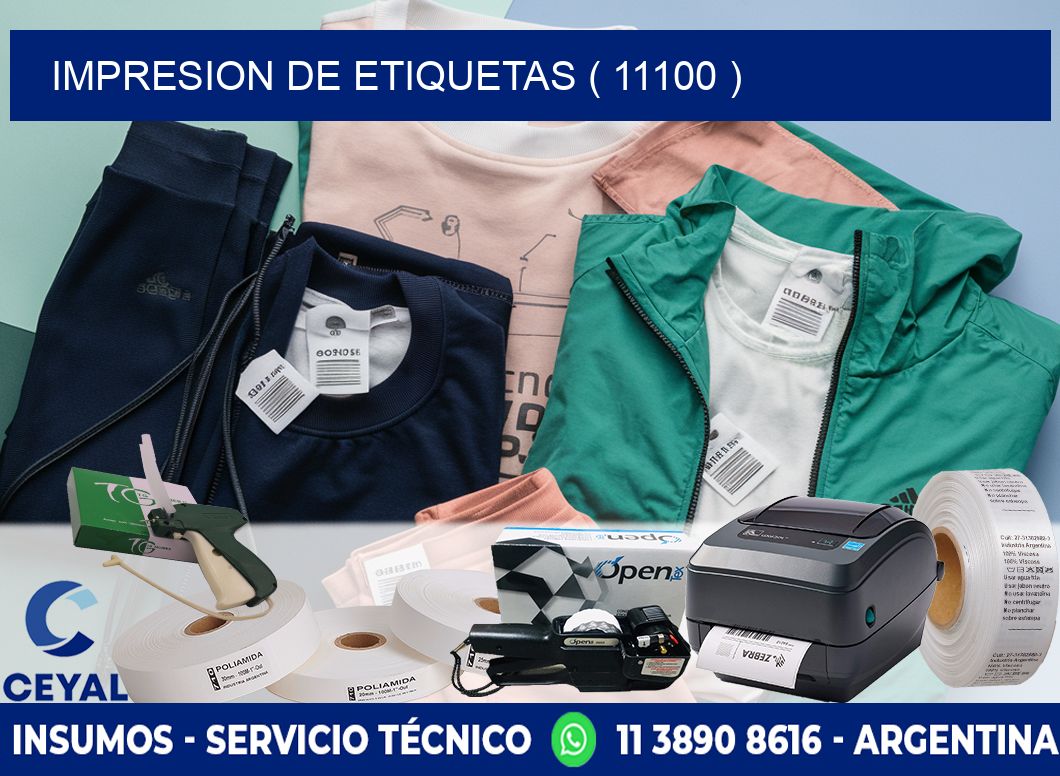 IMPRESION DE ETIQUETAS ( 11100 )