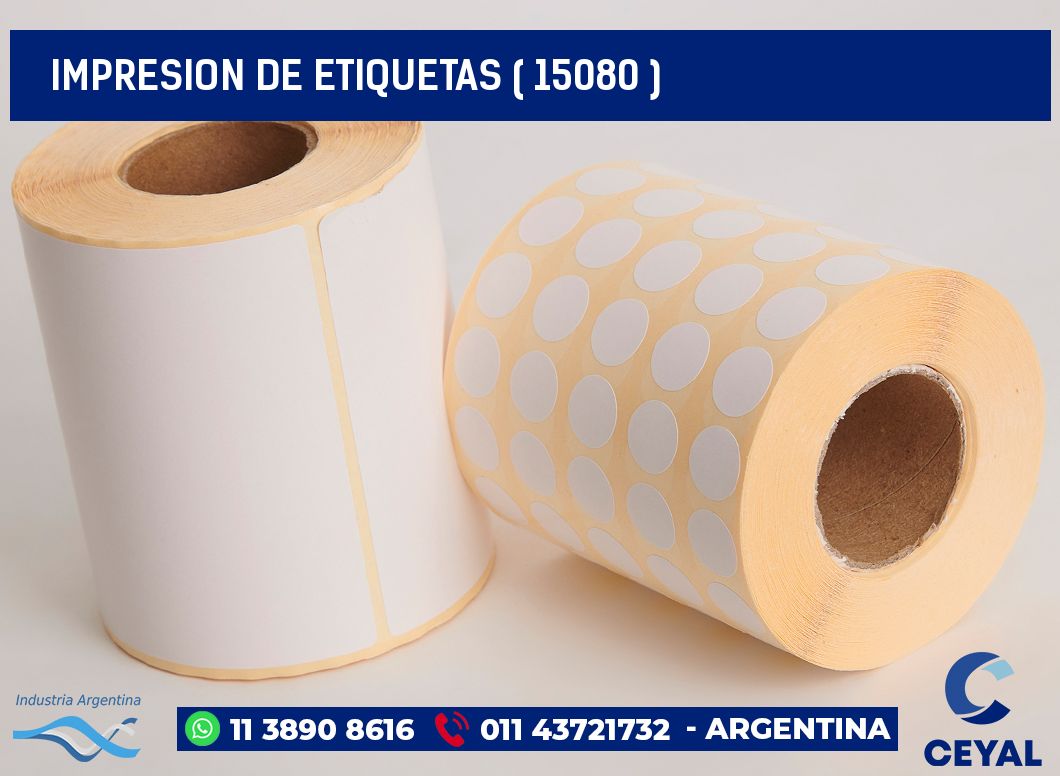 IMPRESION DE ETIQUETAS ( 15080 )