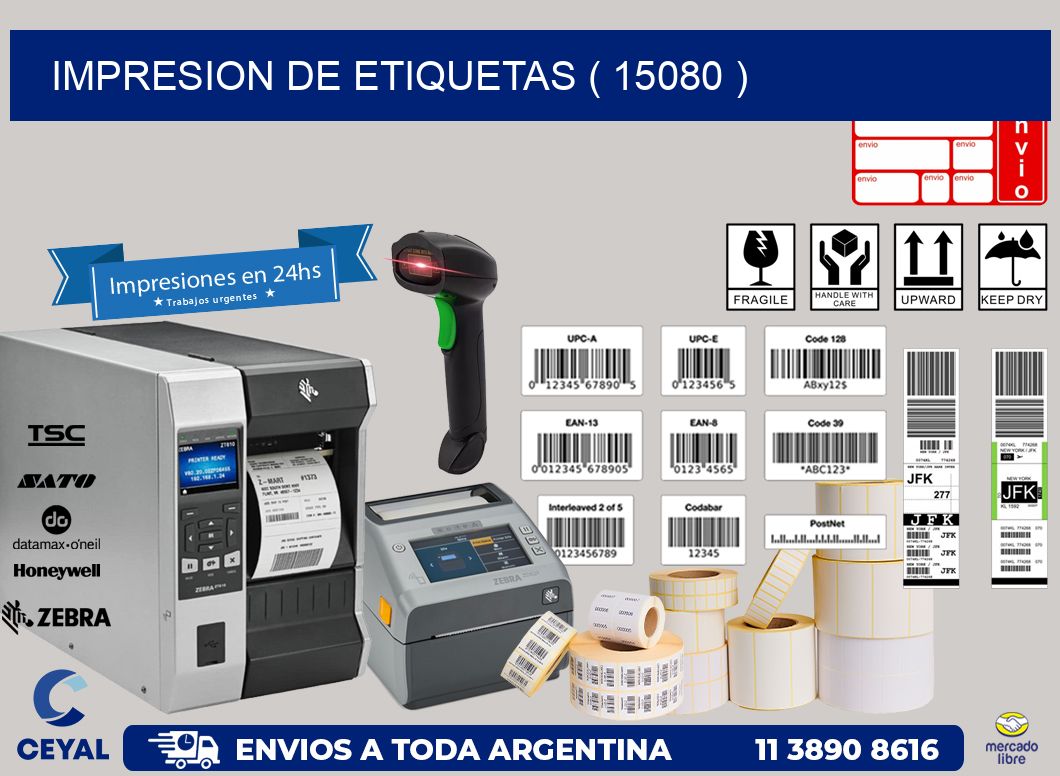 IMPRESION DE ETIQUETAS ( 15080 )