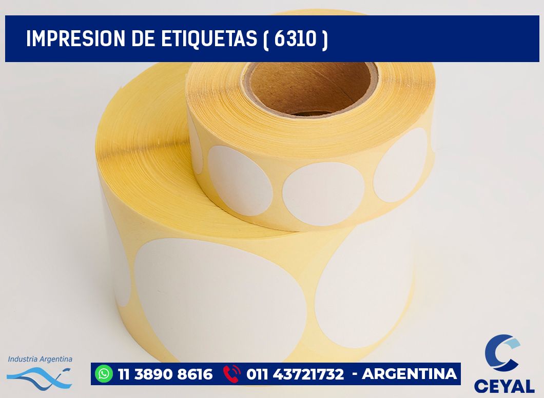 IMPRESION DE ETIQUETAS ( 6310 )