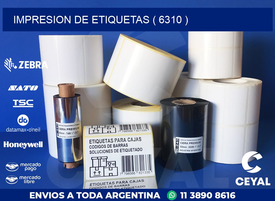 IMPRESION DE ETIQUETAS ( 6310 )