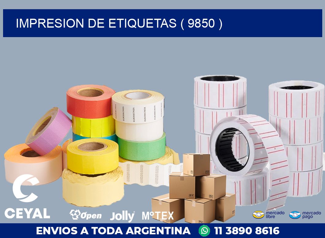 IMPRESION DE ETIQUETAS ( 9850 )