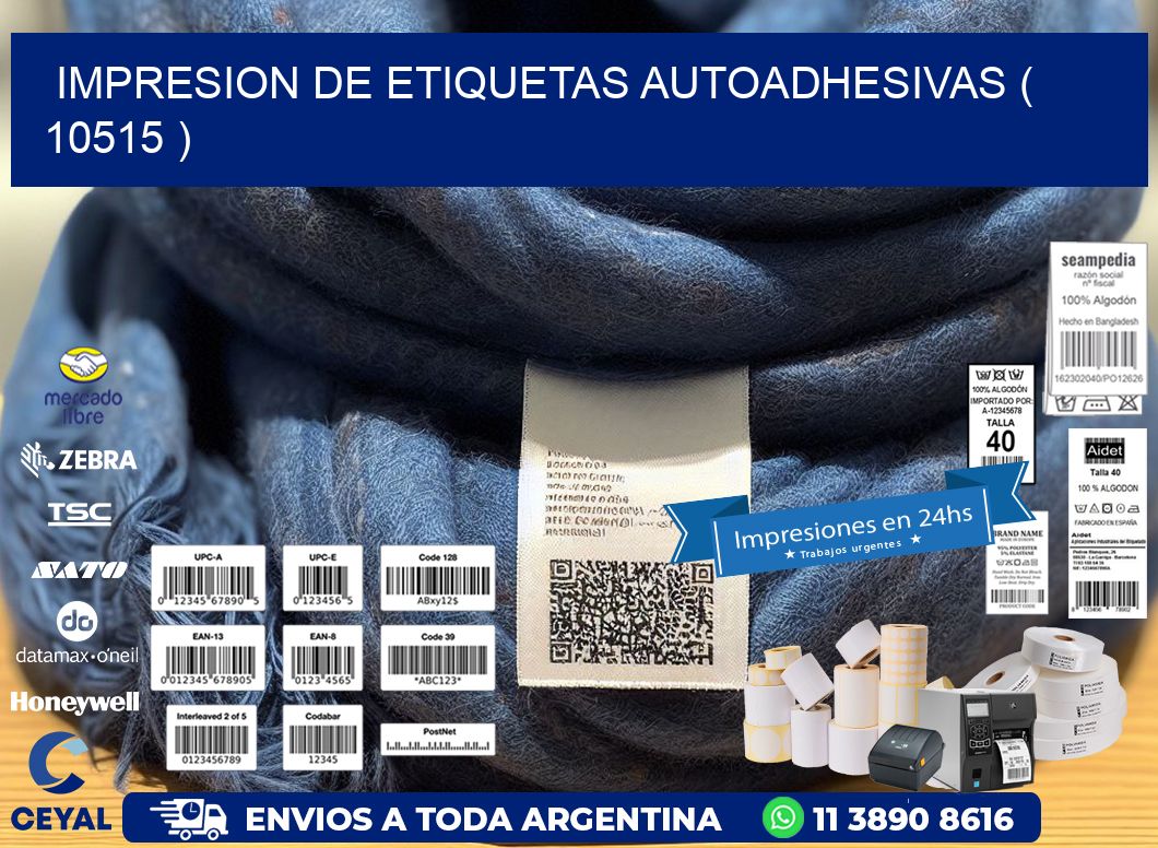 IMPRESION DE ETIQUETAS AUTOADHESIVAS ( 10515 )