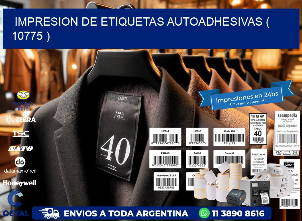 IMPRESION DE ETIQUETAS AUTOADHESIVAS ( 10775 )