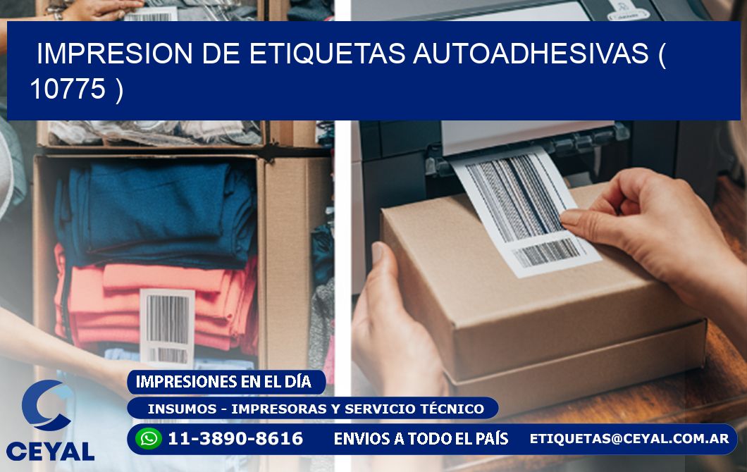 IMPRESION DE ETIQUETAS AUTOADHESIVAS ( 10775 )