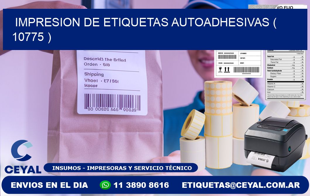IMPRESION DE ETIQUETAS AUTOADHESIVAS ( 10775 )