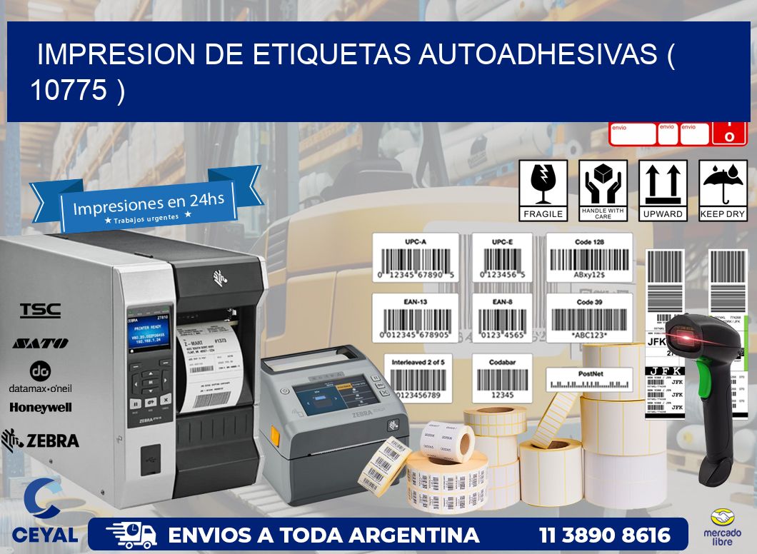 IMPRESION DE ETIQUETAS AUTOADHESIVAS ( 10775 )