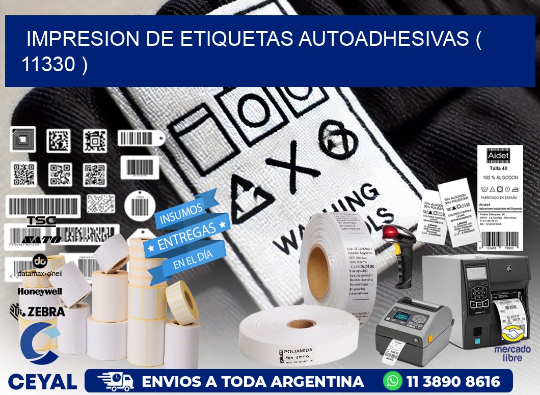 IMPRESION DE ETIQUETAS AUTOADHESIVAS ( 11330 )