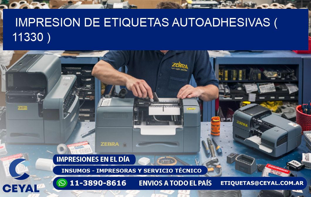 IMPRESION DE ETIQUETAS AUTOADHESIVAS ( 11330 )