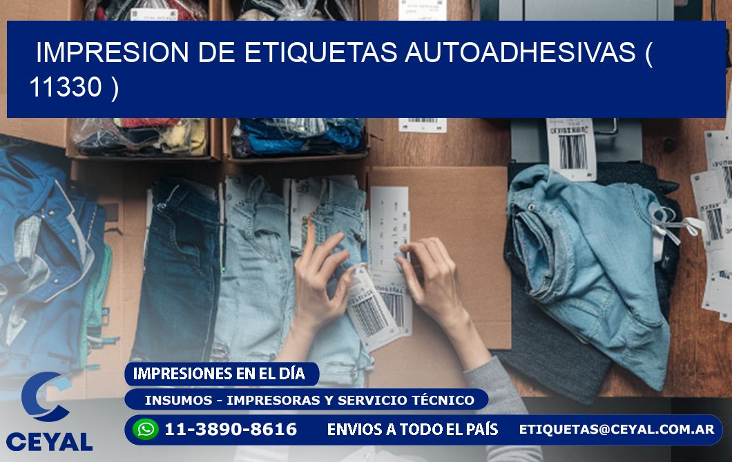 IMPRESION DE ETIQUETAS AUTOADHESIVAS ( 11330 )