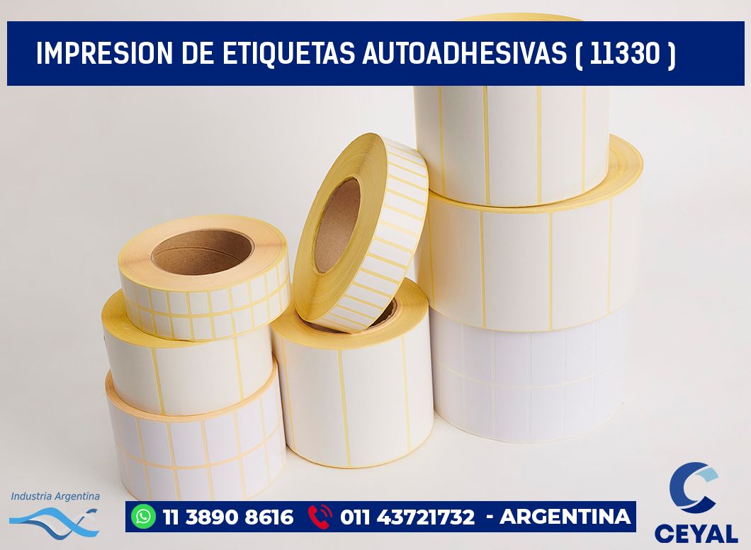IMPRESION DE ETIQUETAS AUTOADHESIVAS ( 11330 )