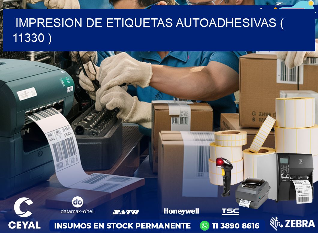 IMPRESION DE ETIQUETAS AUTOADHESIVAS ( 11330 )