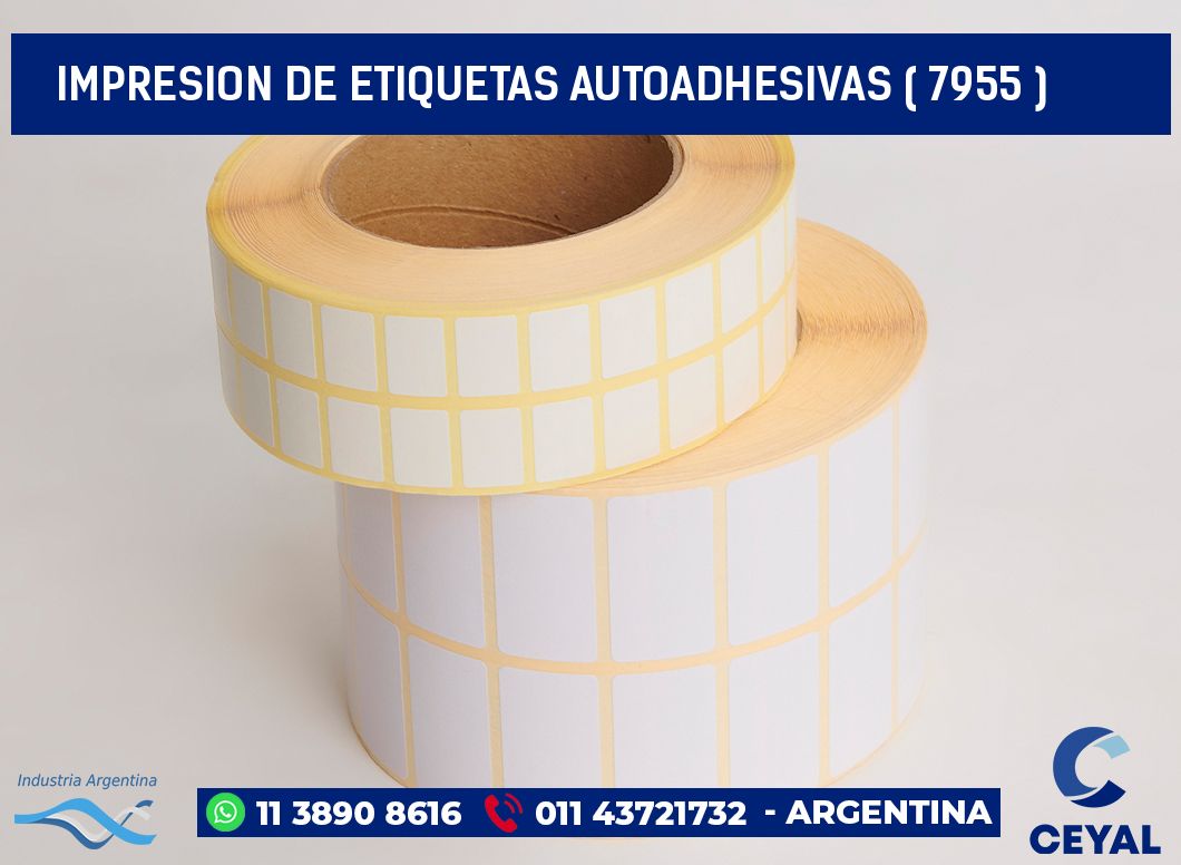 IMPRESION DE ETIQUETAS AUTOADHESIVAS ( 7955 )