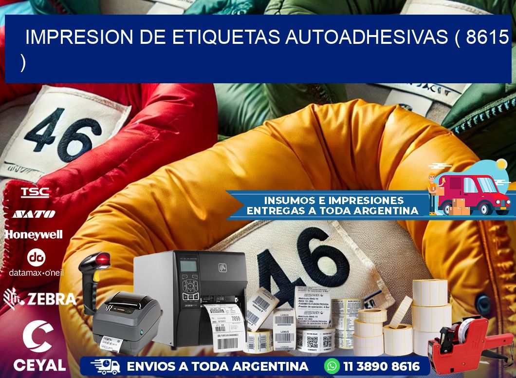 IMPRESION DE ETIQUETAS AUTOADHESIVAS ( 8615 )