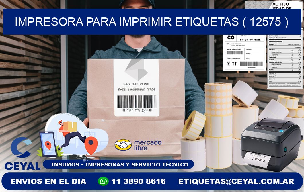 IMPRESORA PARA IMPRIMIR ETIQUETAS ( 12575 )