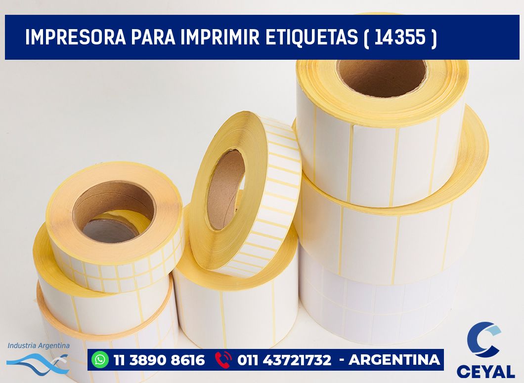 IMPRESORA PARA IMPRIMIR ETIQUETAS ( 14355 )