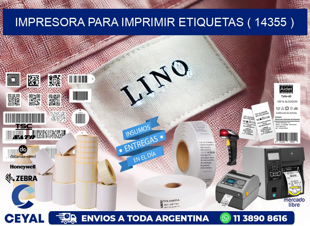 IMPRESORA PARA IMPRIMIR ETIQUETAS ( 14355 )