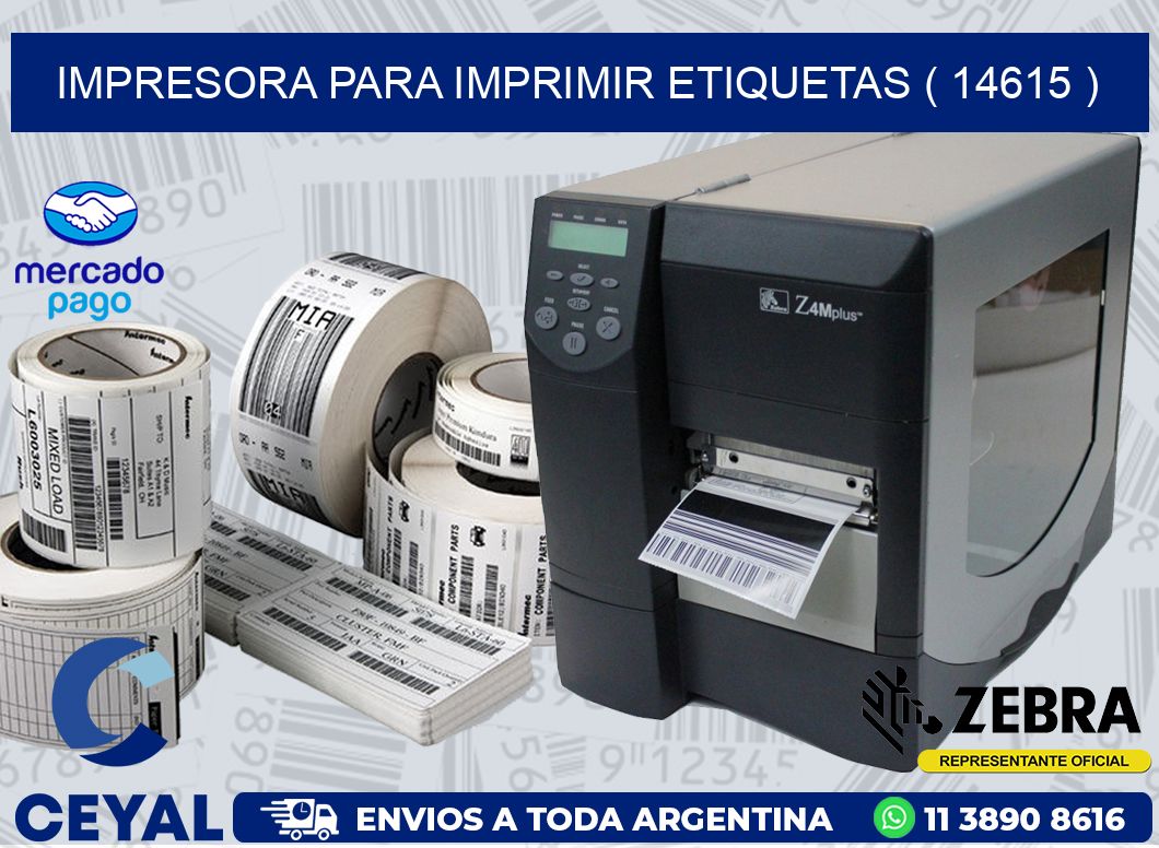 IMPRESORA PARA IMPRIMIR ETIQUETAS ( 14615 )