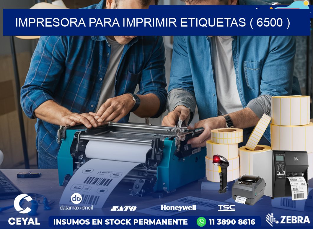 IMPRESORA PARA IMPRIMIR ETIQUETAS ( 6500 )