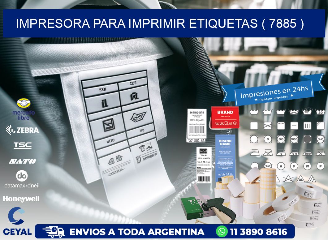 IMPRESORA PARA IMPRIMIR ETIQUETAS ( 7885 )