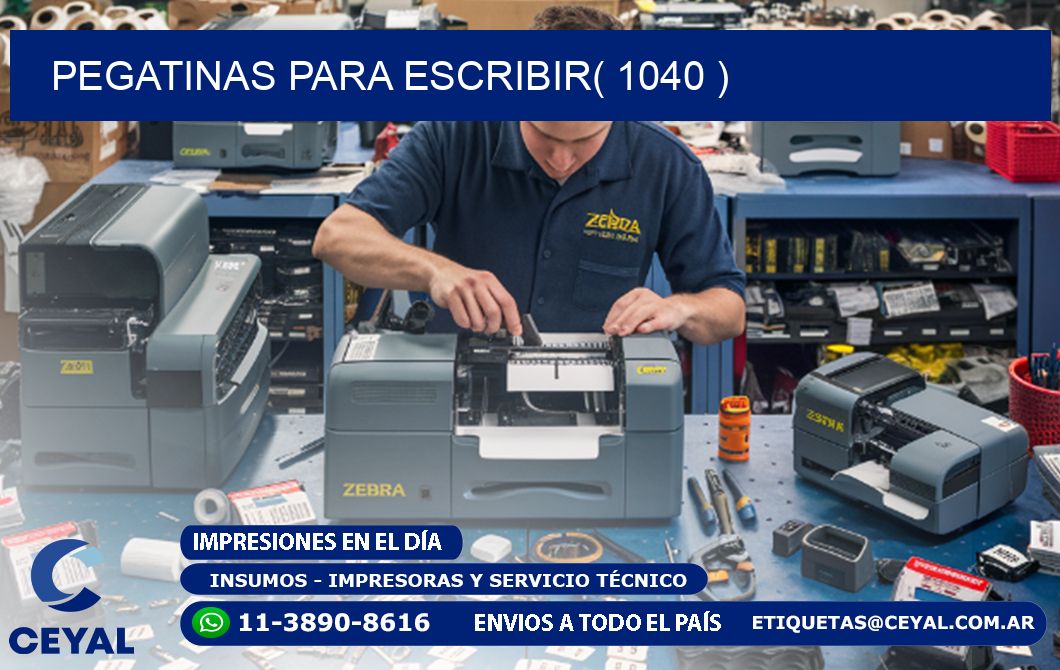 PEGATINAS PARA ESCRIBIR( 1040 )