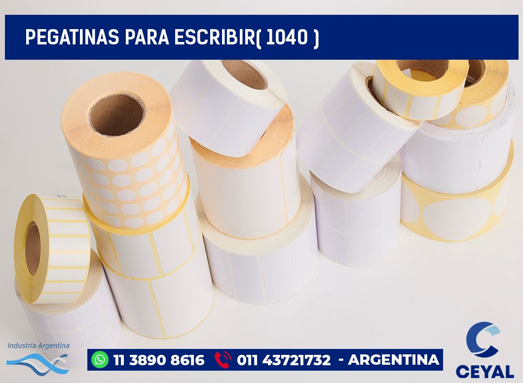 PEGATINAS PARA ESCRIBIR( 1040 )