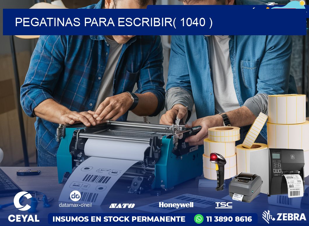 PEGATINAS PARA ESCRIBIR( 1040 )