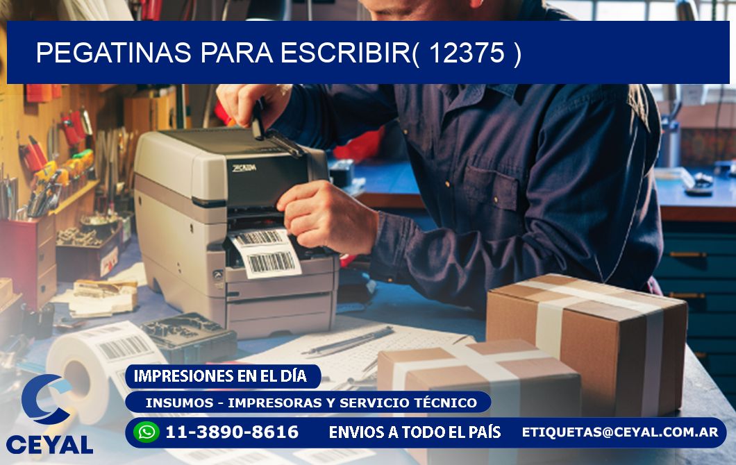 PEGATINAS PARA ESCRIBIR( 12375 )