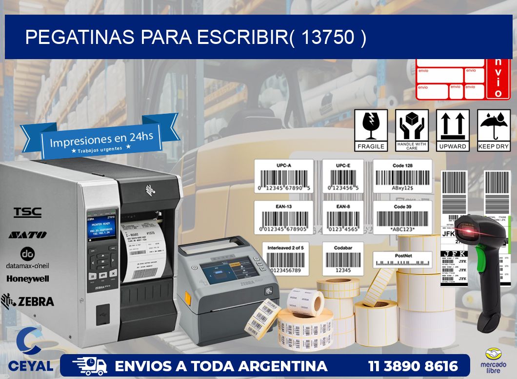 PEGATINAS PARA ESCRIBIR( 13750 )