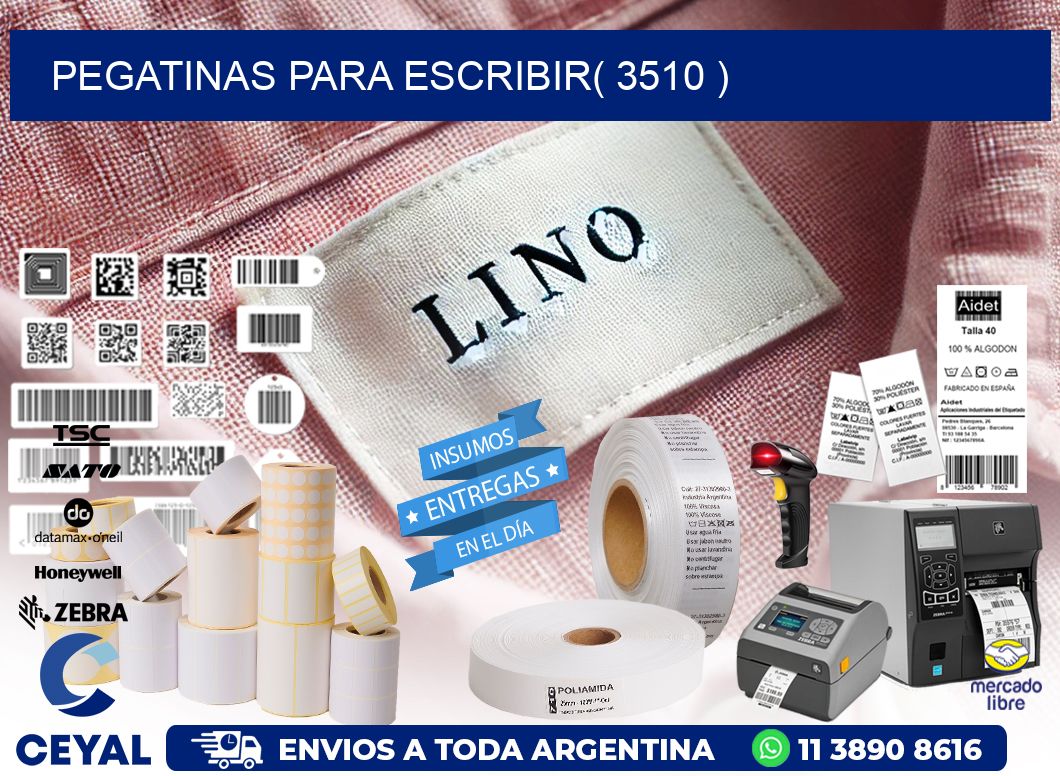 PEGATINAS PARA ESCRIBIR( 3510 )