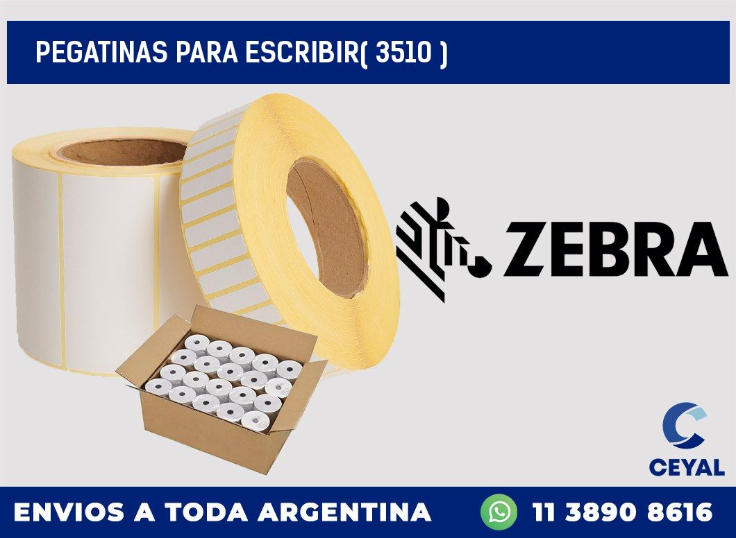 PEGATINAS PARA ESCRIBIR( 3510 )