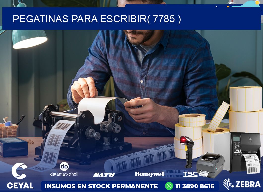 PEGATINAS PARA ESCRIBIR( 7785 )