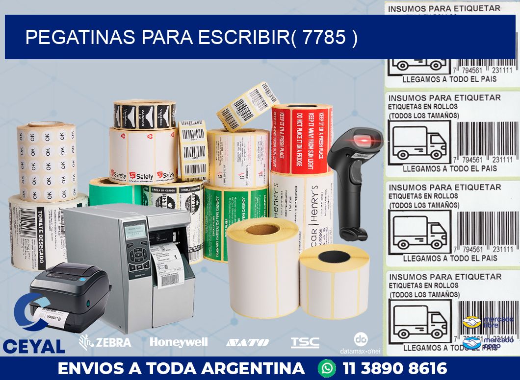 PEGATINAS PARA ESCRIBIR( 7785 )