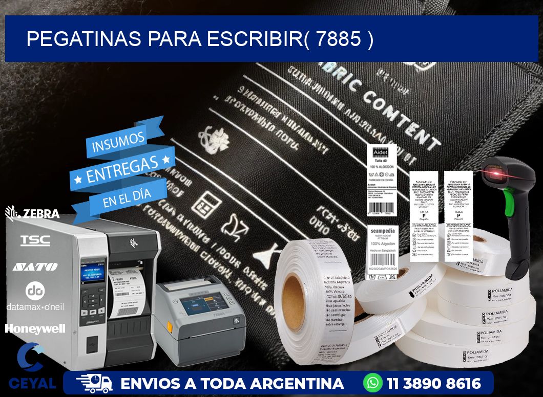 PEGATINAS PARA ESCRIBIR( 7885 )