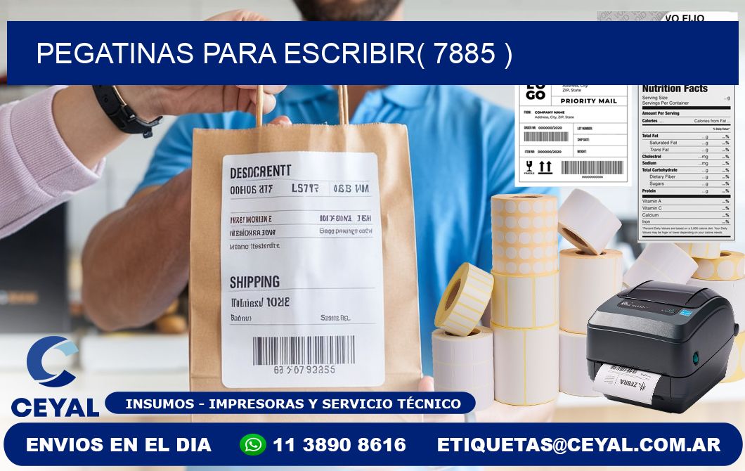 PEGATINAS PARA ESCRIBIR( 7885 )