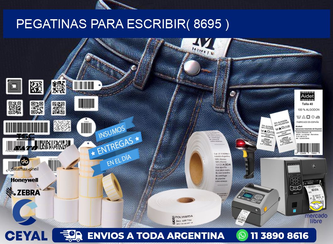 PEGATINAS PARA ESCRIBIR( 8695 )