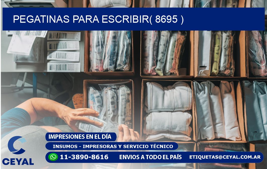 PEGATINAS PARA ESCRIBIR( 8695 )