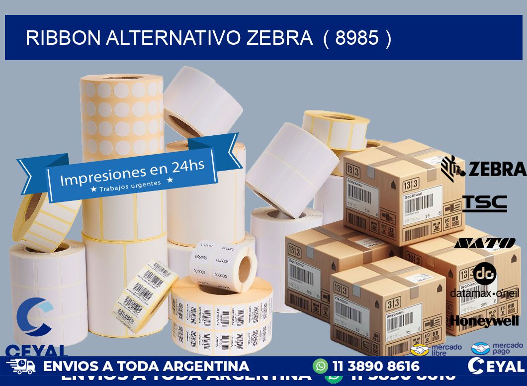 RIBBON ALTERNATIVO ZEBRA  ( 8985 )