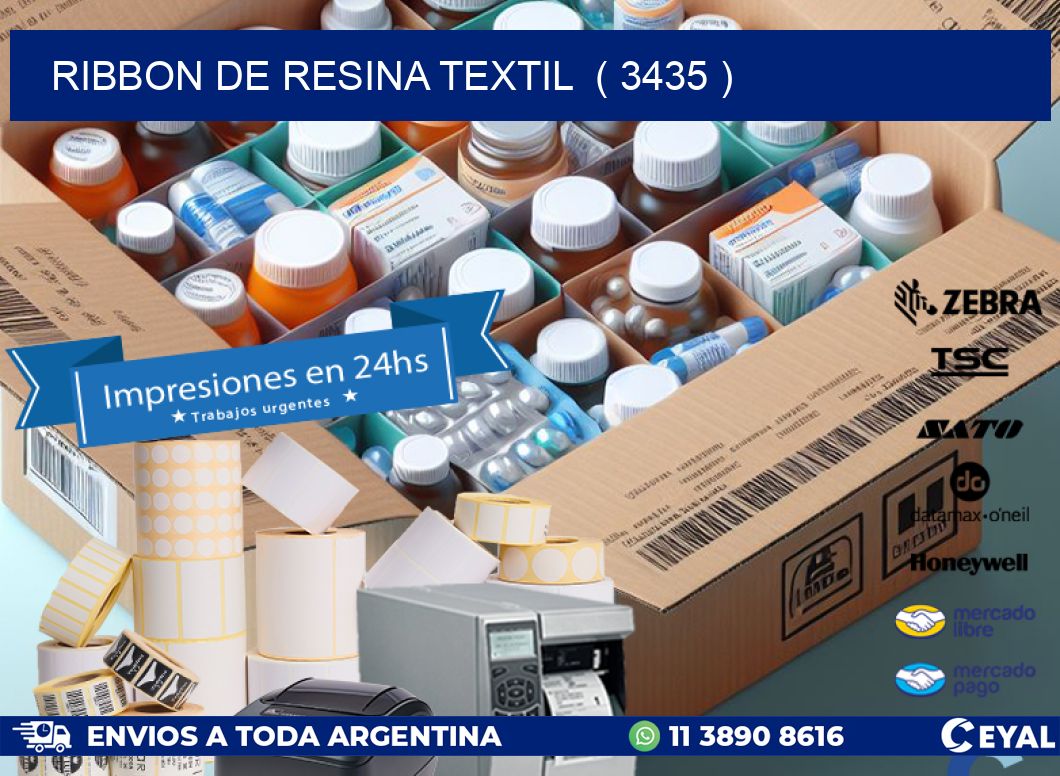 RIBBON DE RESINA TEXTIL  ( 3435 )