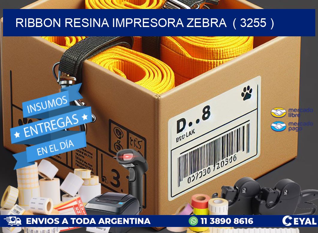 RIBBON RESINA IMPRESORA ZEBRA  ( 3255 )