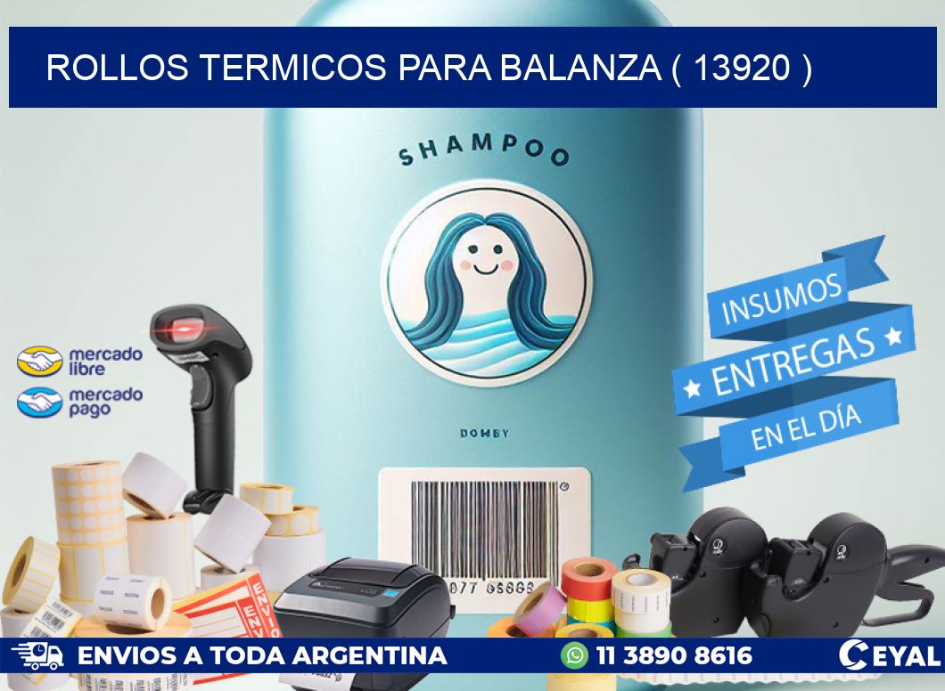 ROLLOS TERMICOS PARA BALANZA ( 13920 )