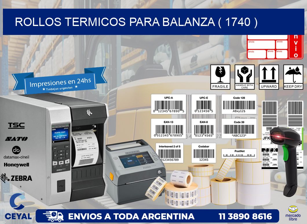 ROLLOS TERMICOS PARA BALANZA ( 1740 )