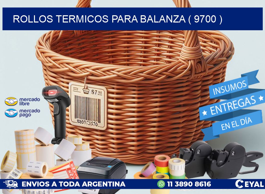 ROLLOS TERMICOS PARA BALANZA ( 9700 )