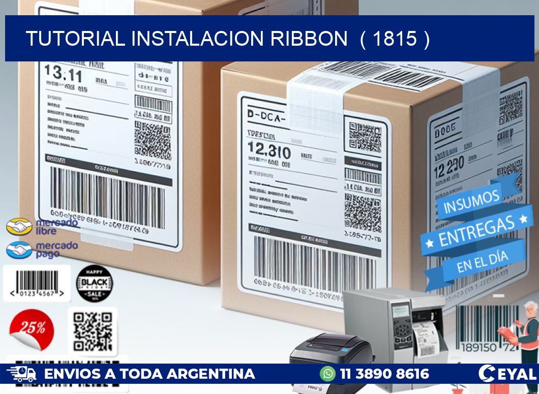 TUTORIAL INSTALACION RIBBON  ( 1815 )