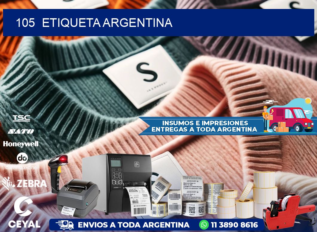 105  ETIQUETA ARGENTINA