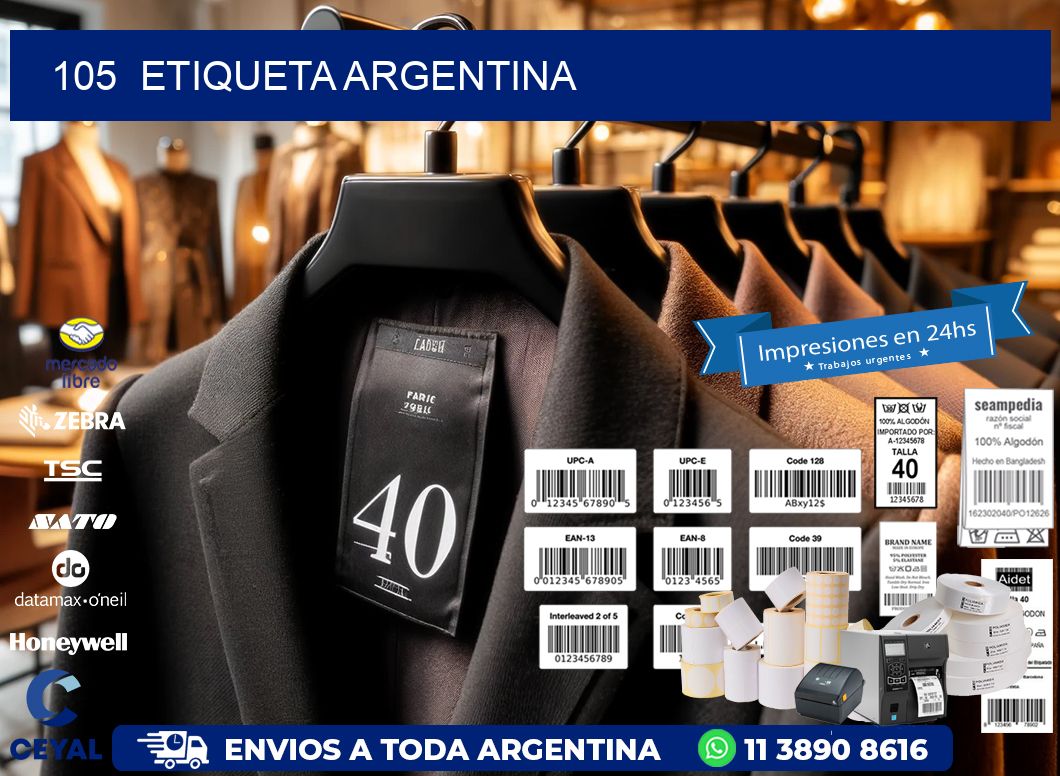 105  ETIQUETA ARGENTINA