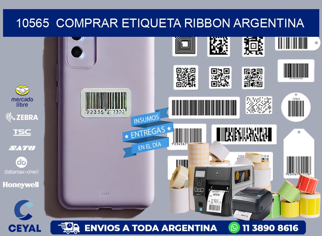 10565  COMPRAR ETIQUETA RIBBON ARGENTINA