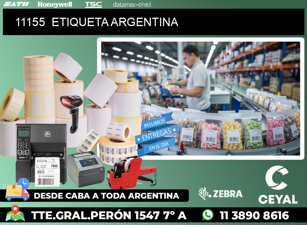 11155  ETIQUETA ARGENTINA