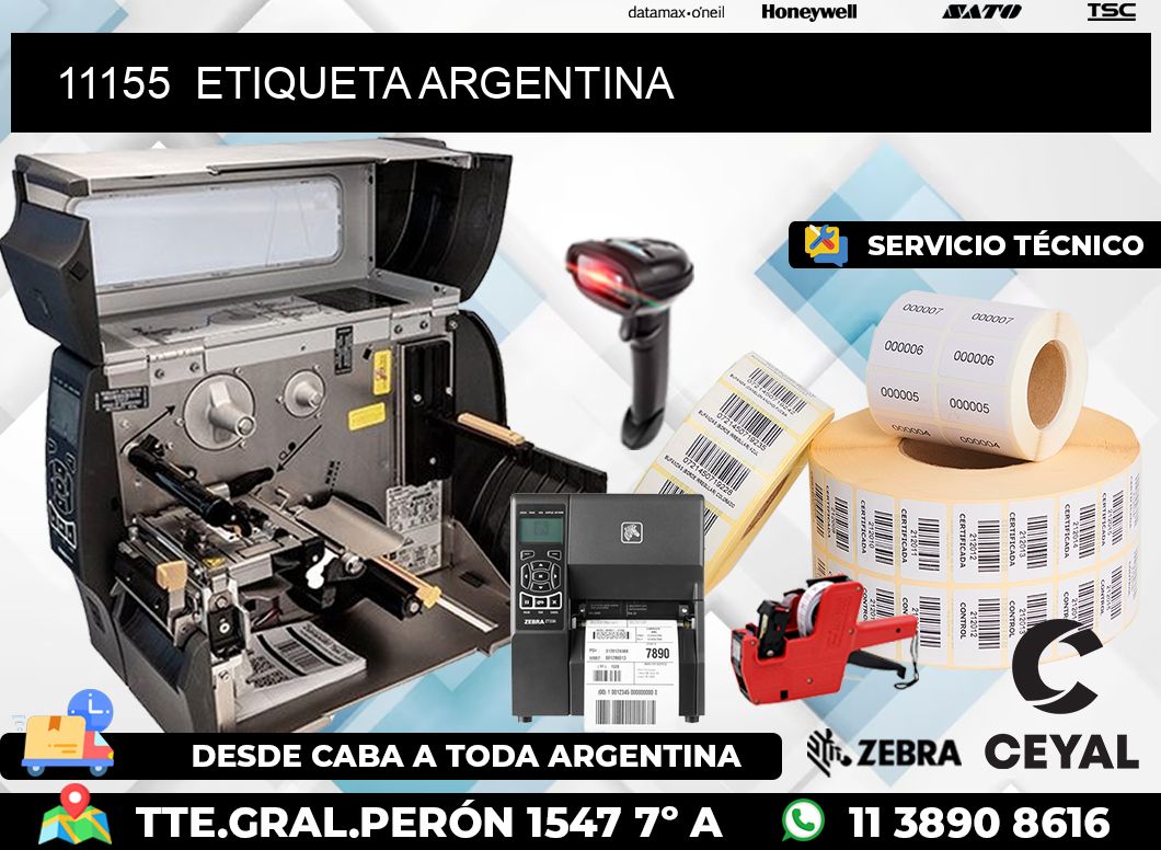 11155  ETIQUETA ARGENTINA