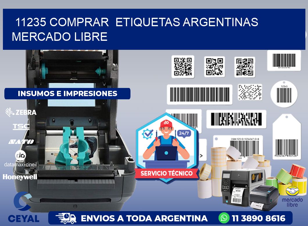 11235 COMPRAR  ETIQUETAS ARGENTINAS MERCADO LIBRE